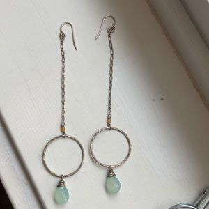 Long dangly earrings
